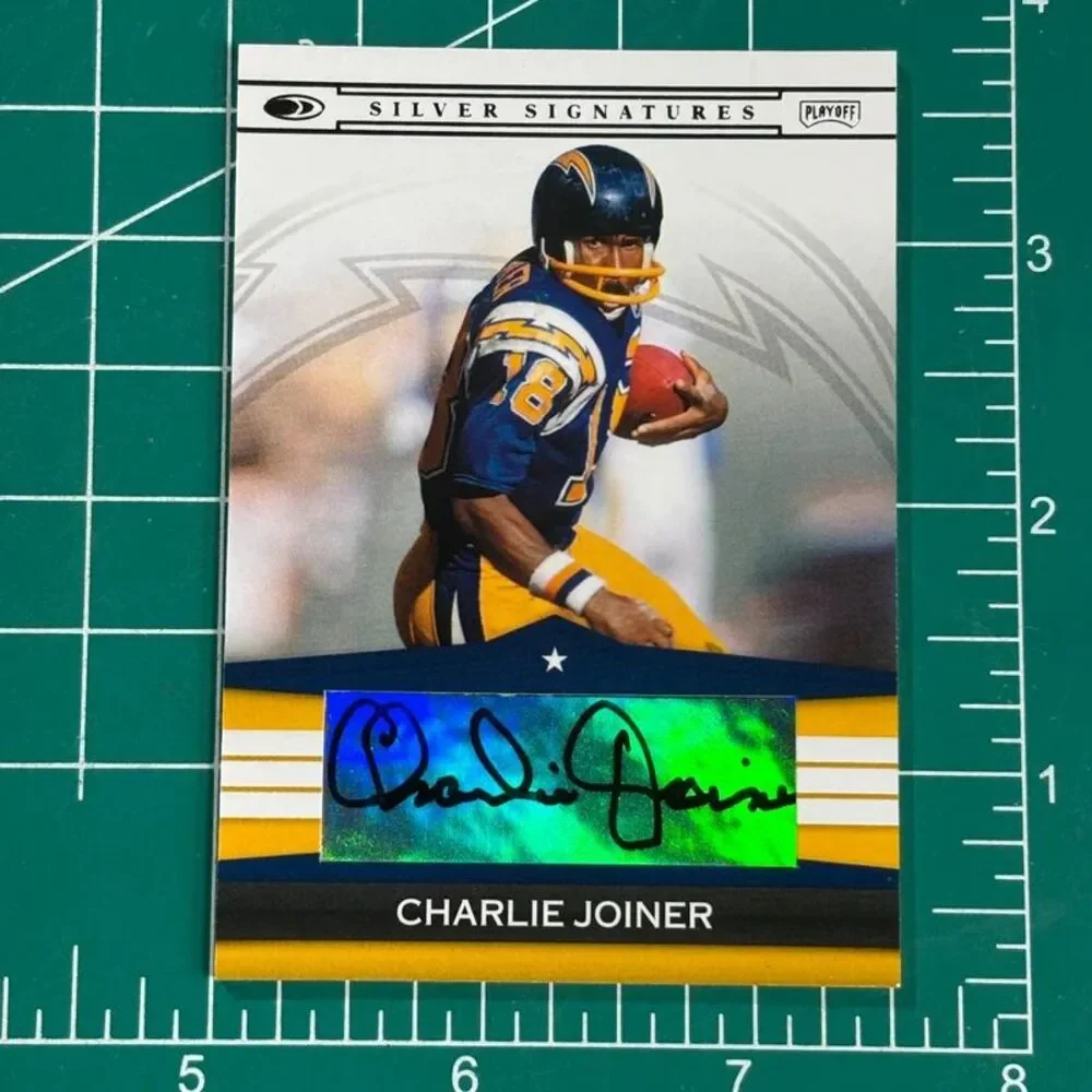 2008 Donruss Silver Signatures Charlie Joiner #SS-CJ Auto Autograph Chargers HOF